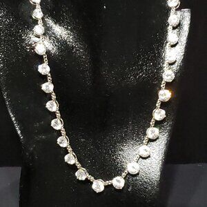 Sterling Clear CZ Necklace